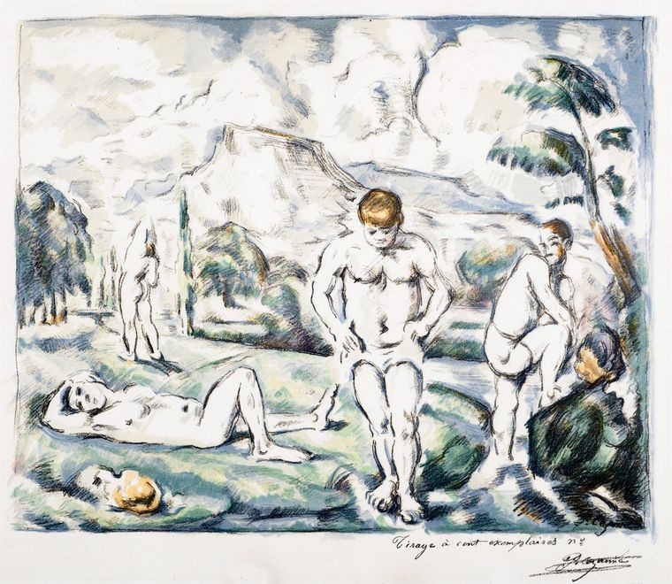 1 Paul Cezanne. I bagnanti uaumag